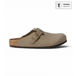 BIRKENSTOCK Clogs Boston LEOI Tabacco Brown 41 - Hausschuhe im trendigen Tabacco Brown, bequem und langlebig, ideal für entspannte Stunden zu Hause.