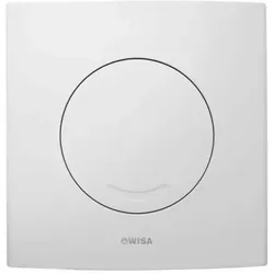 Wisa XS Bedienungsplatte Argos Urinal Weiß - Elegante Bedienungsplatte aus hochwertigem Kunststoff für komfortables und hygienisches Spülen. Ideal für WISA Excellent XS Urinale, inklusive Befestigungsmaterial.