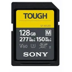 SONY SDXC-Card SF-M Tough 128GB UHS-II R277/W150 - Speicherkarten mit extrem robustem Design, ideal für anspruchsvolle Foto- und Videoaufnahmen bei jedem Wetter.