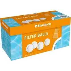 STEINBACH Filterballs - Reinigende Filterbälle für Pools - Ersatzteile für Poolfilter & Poolpumpen, idealer Ersatz für Filtersand mit hoher Schmutzaufnahmefähigkeit für kristallklares Wasser.