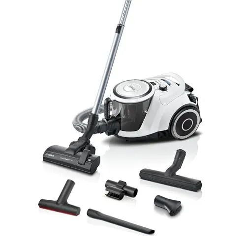 BOSCH BGC41XALL Staubsauger - 700 Watt, beutellos mit SmartSensor Control und EasyClean System für Allergiker geeignet