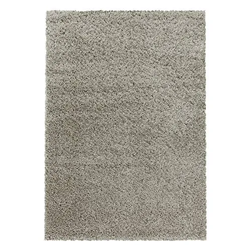 Teppium Moderner Hochflor Teppich Läufer Flur 60 x 110 cm - Vielseitiger Hochflor Teppich für jeden Raum, ideal als Bettvorleger oder Küchenläufer. Extra weich und pflegeleicht, mit robuster Jute-Rückseite für optimale Haltbarkeit und Sicherheit im Alltag.