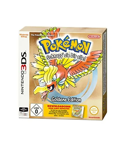 Pokémon Gold - Standard Edition (Download Code) für Nintendo 3DS - PC- & Videospiele, entdecke die faszinierende Welt von Pokémon mit dieser Neuauflage, ideal für Fans und Neueinsteiger!