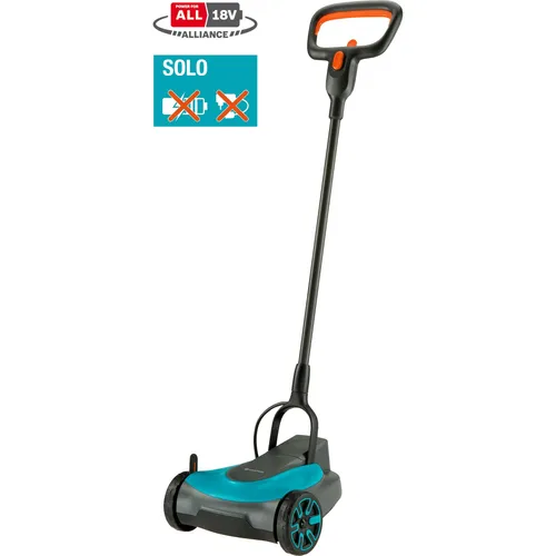 Gardena Akku-Rasenmäher HandyMower 22 18V P4A - Handrasenmäher für Rasenflächen bis 50 m², schnitthöhenverstellbar und mit Mulchfunktion
