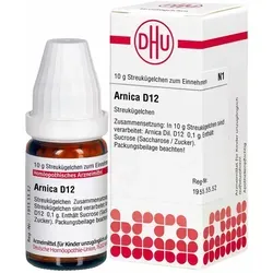Arnica D 12 Globuli 10 g - Schmerzmittel - Arzneimittel zur Linderung von Schmerzen und Verletzungen, ideal zur Unterstützung der Heilung und schnell verfügbar bei Ihrer Beraterapotheke.