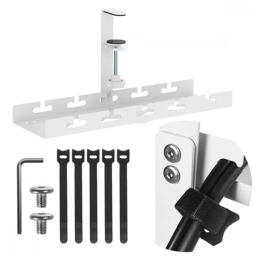 Under-desk cable organizer, MC-105W MACLEAN 5902211139744