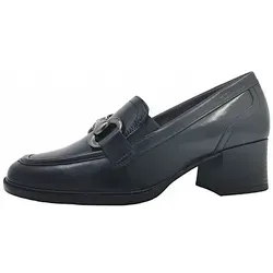 Tamaris Comfort Damen Trotteur aus Leder mit Blockabsatz, Schwarz, 41 EU - Slipper & Mokassins für Damen, mit herausnehmbarem Fußbett für individuelle Anpassung und optimalem Komfort, perfekt für stilvolle Anlässe.
