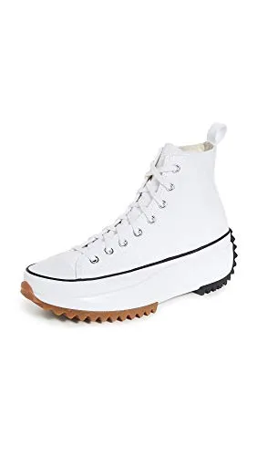 Sneaker CONVERSE RUN STAR HIKE CANVAS PLATFORM, Gr. 37,5, weiß - Sportliche Sneaker mit atmungsaktivem Textil-Obermaterial, knöchelhoch und leicht profiliertem Plateau für optimalen Halt und Komfort.