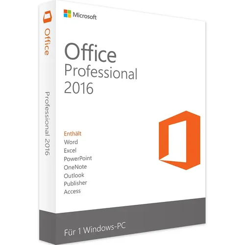 Microsoft Office 2016 Professional Plus Produktschlüssel Key Express Versand