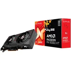 Sapphire Pulse Radeon RX 9060 XT Gaming OC Grafikkarte - Grafikkarten mit 16 GB GDDR6, ideal für Gaming mit hohem Takt von 2.220/3.290 MHz und effizientem Dual-Fan-Kühlerdesign.