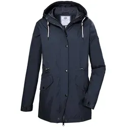 G.I.G.A. DX Damen Funktionsjacke mit Kapuze GS 68 WMN JCKT - dunkelnavy, Größe 46 - Winddichte und wasserabweisende Damenjacke mit verstellbarer Kapuze. Praktische Taschen und 2-Wege-Reißverschluss für optimalen Tragekomfort, ideal für Outdoor-Aktivitäten.