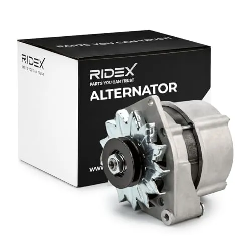 RIDEX Generator für VW, AUDI, SEAT - Lichtmaschine 036903023SX - Autoteile - Hochwertiger Generator mit 65A Ladestrom, ideal für zuverlässige Energieversorgung in Fahrzeugen mit 12V Bordnetz.