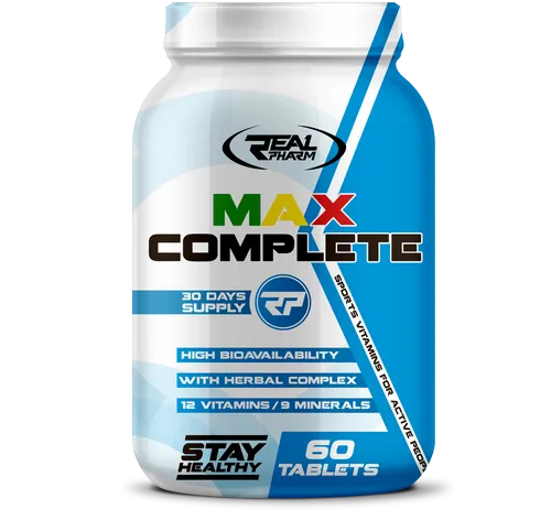 Real Pharm Max Komplett 60 Tabs Vit Min Vitamine