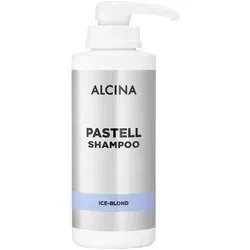Alcina Pastell Shampoo Ice-Blond 500 ml - Reinigendes Shampoo für blonde Haare, das den Blondton auffrischt und für strahlenden Glanz sorgt. Verbessert die Kämmbarkeit und spendet Feuchtigkeit. Ideal für ein frisches Ice-Blond. Für beste Ergebnisse nach der Anwendung ausspülen.