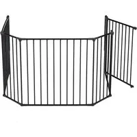 Schutzgitter Kamin / Kindersicherheitsgitter Ben 90/300x75cm - Kindersicherungen für sicheren Schutz rund um den Kamin, stabil und anpassbar für verschiedene Räume.