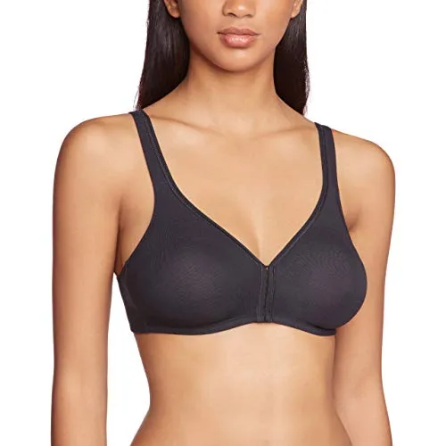 Triumph Eileen N, Damen BH, Schwarz, 70B - Funktionsunterwäsche mit nahtfreien, softe Cups und zarter Lochkante für höchsten Tragekomfort. Haken-Ösen-Verschluss sorgt für optimalen Halt und ist dreifach verstellbar.