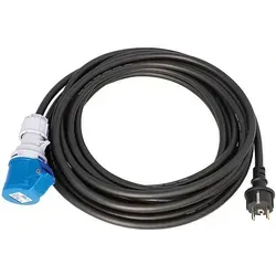 Schuko-CEE 230V Adapterleitung H07RN-F, 3x2,5 mm2, 15m