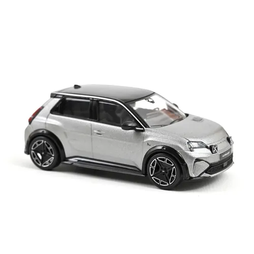 Norev 519202 Alpine A290 GT 2025 Matt Grau Tornade/Schwarz 1:43 - Modellauto von Alpine im Maßstab 1:43, detailgetreu aus Druckguss gefertigt, perfekt für Sammler und Fans von sportlichen Fahrzeugen.