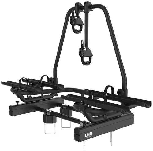 Eufab LAS Deichselträger BC260 black für 2 Fahrräder - Fahrradträger für 2 E-Bikes, stabil und einfach zu montieren – ideal für Reisen und Ausflüge.