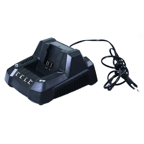 IKRA Schnellladegerät 40 Volt mit LED-Anzeige - Elektrowerkzeug-Akkus: Effizientes Schnellladen für One-For-All Akkusysteme mit 3,6 Ah Lithium-Ionen Technik - ideal für schnelle Einsätze.