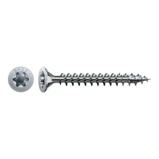 Spax Universalschraube 4,5 x 45 mm Senkkopf T-STAR plus Vollgewinde 4CUT WIROX A3J, 500 Stück