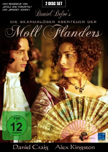 Die skandalösen Abenteuer der Moll Flanders - 2 Disc Set - Historischer Filmklassiker, bewertet ab 12 Jahren, der die packende Geschichte einer starken Frau im 18. Jahrhundert erzählt.