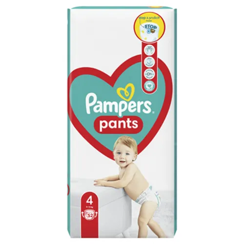 Pampers Pants Pieluchomajtki 4 (9-15 kg) 52 szt. Procter & Gamble 8006540069264