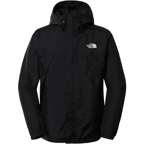 The North Face Antora Jacke für Herren - tnf black-npf (4H0) XXL - Funktionsjacke aus 100% recyceltem Material, wasserabweisend und atmungsaktiv. Ideal für Outdoor-Aktivitäten wie Wandern und Camping, bietet optimalen Schutz vor Wind und Regen.