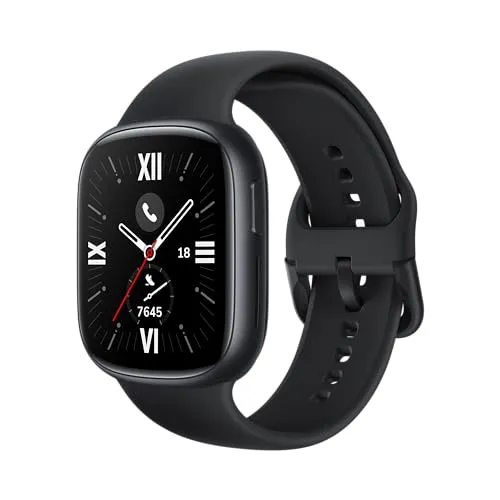 Honor Watch 4, Black - Elegante Smartwatch mit umfassenden Fitnessfunktionen, ideal für gesundheitsbewusste Nutzer