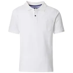 Redmond Poloshirt 960 M - Weiß - Hochwertiges Poloshirt aus 100% Baumwolle, ideal für Freizeit und Alltag. Maschinenwaschbar, gerade Passform und klassischer Polo-Kragen sorgen für hohen Tragekomfort.