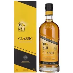 Milk & Honey Distillery Classic Single Malt Whisky - STR Fass - Whisky, klassischer Single Malt mit vollem Aroma, gereift in Ex-Bourbon und STR Fässern, 100% natürliche Farbe und Non-Chill-Filtered für ein unverfälschtes Geschmackserlebnis.