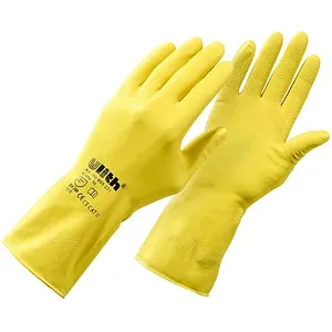 Ulith unisex Gummihandschuhe gelb Größe M, 1 Paar