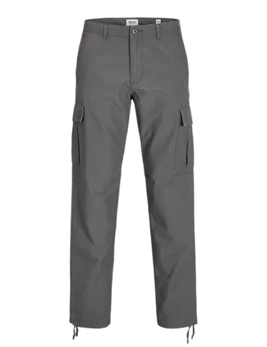 Cargohose "JPSTKANE BARKLEY CARGO PANT NOOS", Gr. 31 - Länge 30 - Herren-Wanderhose von Jack & Jones, widerstandsfähiger Webstoff, ideal für Freizeitaktivitäten und vielseitig kombinierbar.