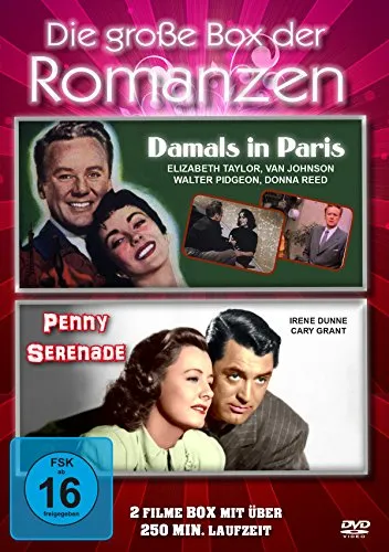 DAMALS IN PARIS + PENNY SERENADE Elizabeth Taylor CARY GRANT Klassiker DVD Box