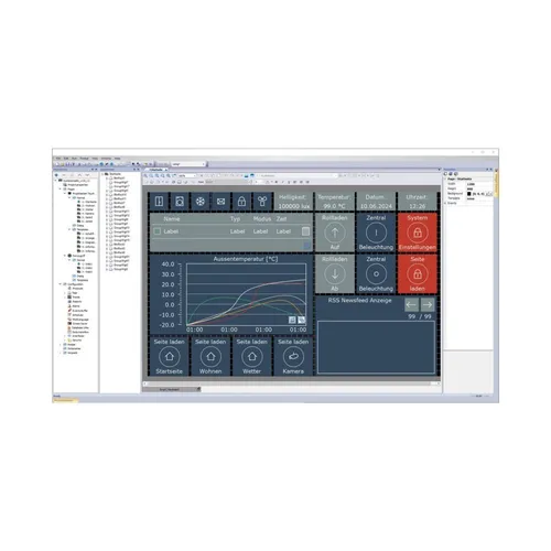 MDT Software VisuControl Pro VCS-PRO.04 - Individuelle Programmierung für KNX und EIB Bussysteme, ideal für maßgeschneiderte Elektroinstallationen.