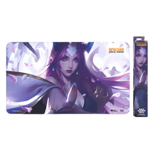 Riftbound: League of Legends Spirit Blossom Irelia Spielmatte - Hochwertige Spielmatte für Sammelkarten, aus rutschfestem Neopren gefertigt. Bietet Stil und Schutz für deine Karten, ideal für Sammler und Spieler. Robuste Verpackung für optimale Aufbewahrung.