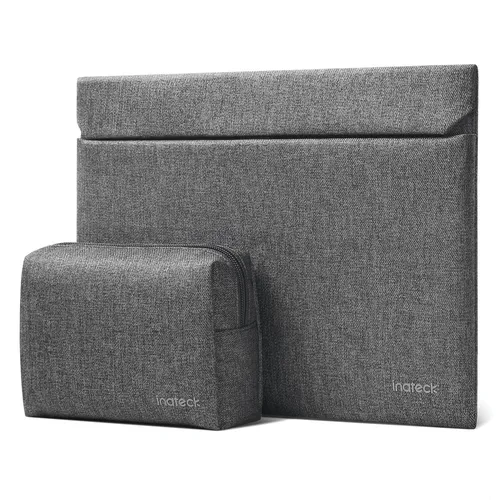 Inateck Ohne Magnet oder Reißverschluss Tasche Hülle Kompatibel mit 14 MacBook Pro M4 2024/M2 2023/M1 2021, 13 MacBook Pro Late 2012-Mid 2015