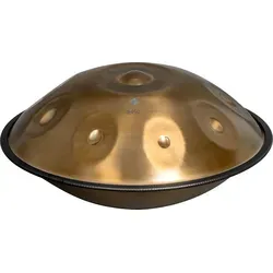 Sela Harmony Handpan Bb2 Aegean 225 - Handpan in Bb2 Aegean-Stimmung, handgefertigt aus rostfreiem Edelstahl, professionell gestimmt für perfekten Klang, inkl. gepolsterter Tasche - ideal für Musiker und Klangliebhaber.