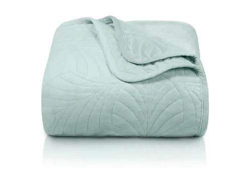 Gräfenstayn Tagesdecke Premium - Elegante Bettüberwurf mit Blatt-Design - Tagesdecken – Hochwertige, formstabile Decke mit samtiger Oberfläche, ideal für Allergiker und pflegeleicht bei 40 °C waschbar. Verleihen Sie Ihrem Wohnraum einen stilvollen Akzent!