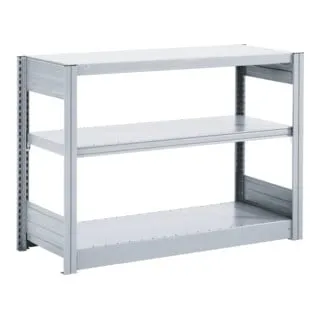 Bito Beistellregale BSR1, 1056 mm x 750 mm x 424 mm - Bereitstellregal mit 4 Traversen und 3 Fachböden, belastbar bis 100 kg - ideal für effiziente Lagerung und Organisation.