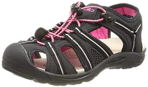 CMP Kids Aquarii 2.0 Wandersandale antracite-purple fluo (38UL) - Wanderschuhe für Kinder, ideal für Abenteuer mit geschlossener Zehenpartie und schnelltrocknender EVA-Decksohle – perfekt für Strand und Wald!