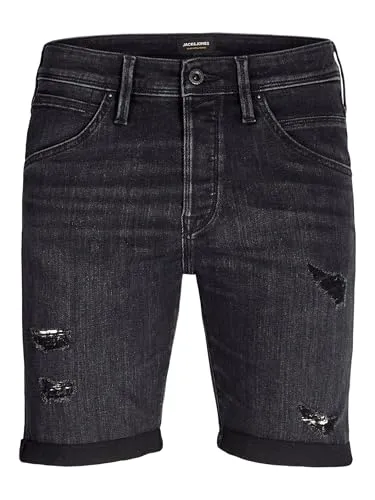 JACK & JONES Male Jeans-Shorts Regular Fit - Stylische Regular Fit Jeans-Shorts aus nachhaltigen Materialien. Ideal für warme Tage, mit hohem Tragekomfort und moderner Passform.