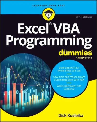 Microsoft 365 Excel VBA Programming For Dummies - Umfassender Leitfaden für Microsoft Office, ideal für Einsteiger, um Automatisierungen in Excel zu erstellen und die Produktivität zu steigern.