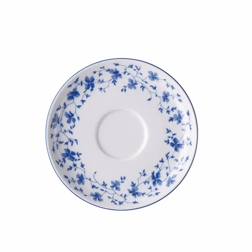 Rosenthal Form 1382 Blaublüten Untertasse für Tee,Cafè au lait 15 cm Form 1382 Blaublüten 41382-607671-14641