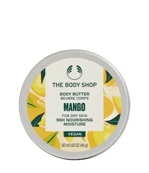 The Body Shop Mango Body Butter 50ml - Körpercreme mit intensiv pflegender Formel, ideal für trockene Haut und verwöhnt mit fruchtigem Mango-Duft.