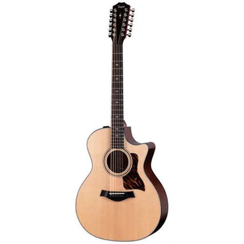Taylor 354ce - 12-saitige Western-Gitarre - Gitarren; 12-saitige Western-Gitarre mit Cutaway und V-Class Bracing für herausragenden Klang; inklusive Deluxe-Koffer und 12 Jahre Garantieverlängerung.
