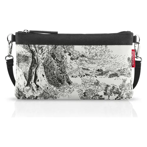 reisenthel Handtasche Mini Pouch Jacquard Grey LO1041 - Handtasche aus hochwertigem recyceltem Polyester mit edlem Jacquard-Design, vielseitig als Clutch oder Schultertasche nutzbar – ideal für stilbewusste Frauen.