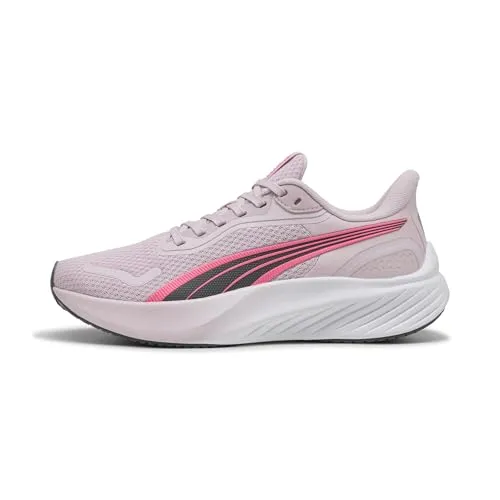PUMA Unisex Pounce LITE Straßen-Laufschuh, Rose Mauve-Sun Struck, 45 EU - Laufschuhe mit PUMALITE Schaumstoff für optimalen Komfort und mittlere Dämpfung, ideal für aktive Läufer.