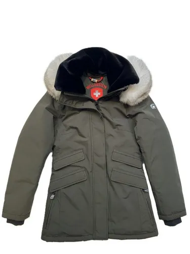 Damen Mantel "Enterprise" XS - Jacke aus StroBoAirTec, schützt optimal vor Kälte, Wind und Feuchtigkeit. Ideal für unbeständiges Wetter mit abzippbarer Kapuze und wärmender SEE-Insulation.