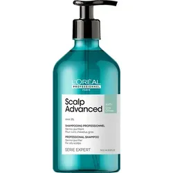 Loreal Scalp Advanced Anti-Oiliness Shampoo 500ml - Shampoo für fettige Kopfhaut, mit 3% AHA und Tonerde für effektive Tiefenreinigung. Entfernt Talg und Unreinheiten, sorgt für frisches, gesundes Haar.